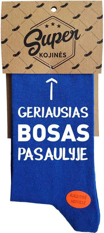 Kojinės "Geriausias bosas pasaulyje"