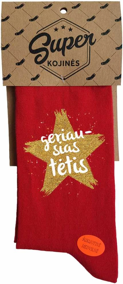 Kojinės "Geriausias tėtis su žvaigžde"