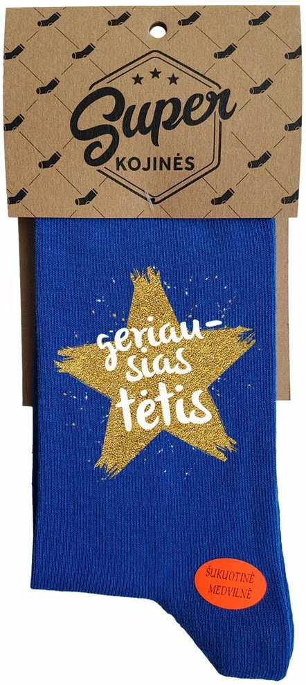 Kojinės "Geriausias tėtis su žvaigžde"