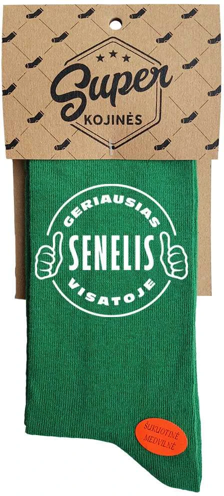 Kojinės "Geriausias visatoje SENELIS"