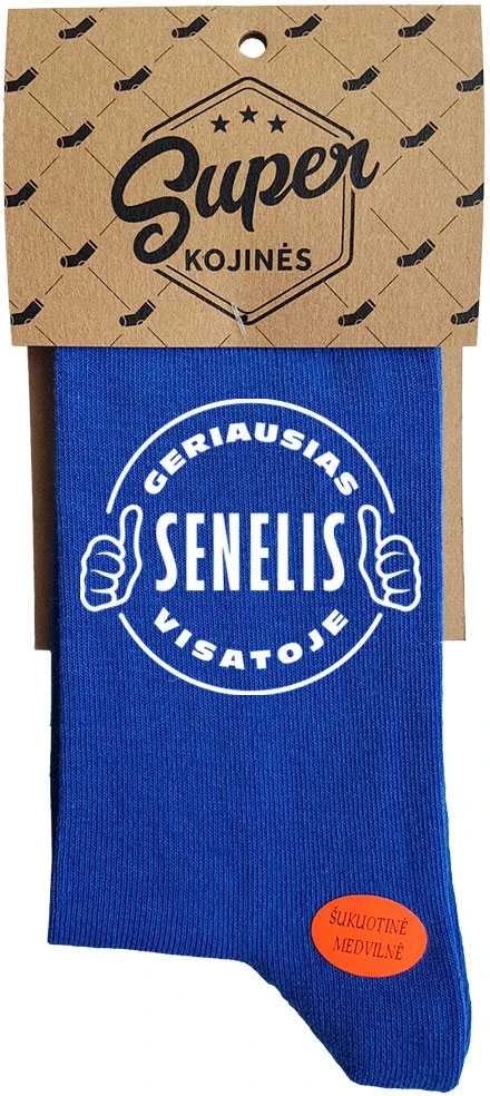 Kojinės "Geriausias visatoje SENELIS"