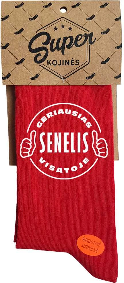 Kojinės "Geriausias visatoje SENELIS"