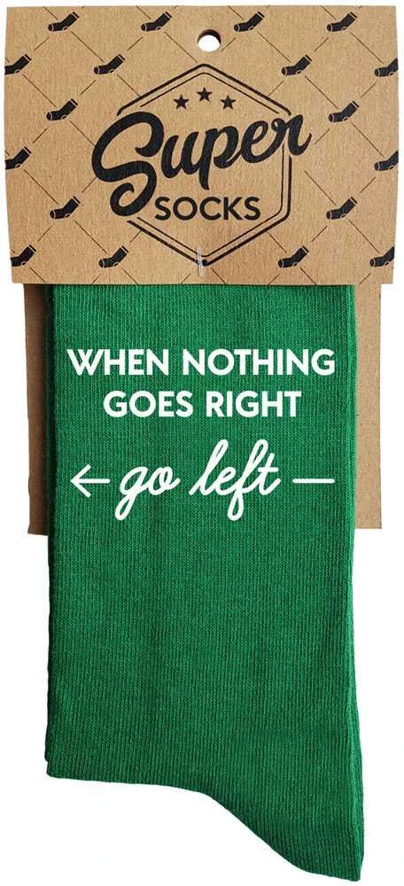 Kojinės "Go left"