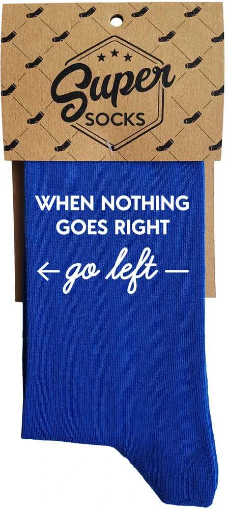 Kojinės "Go left"