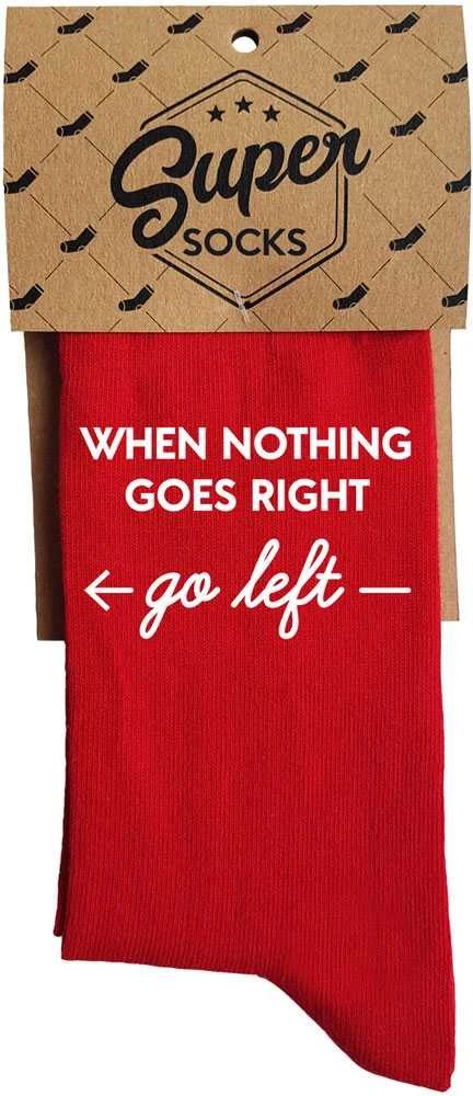 Kojinės "Go left"