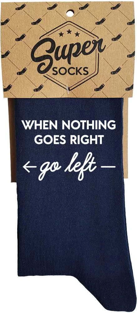 Kojinės "Go left"