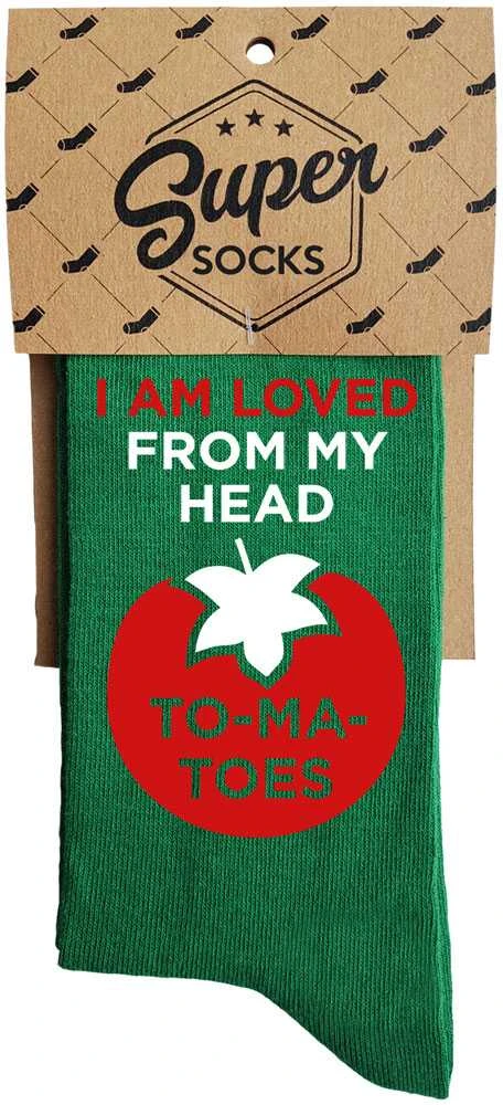 Kojinės "I am loved from my head to my toes"
