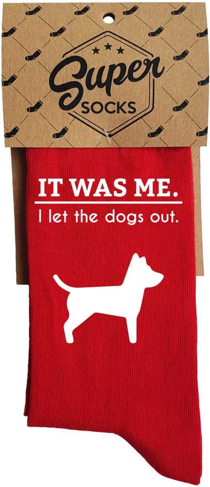 Kojinės "I let the dogs out"