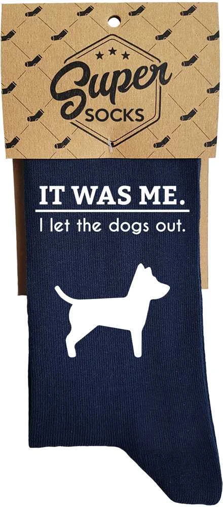 Kojinės "I let the dogs out"