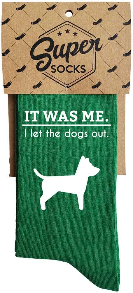 Kojinės "I let the dogs out"