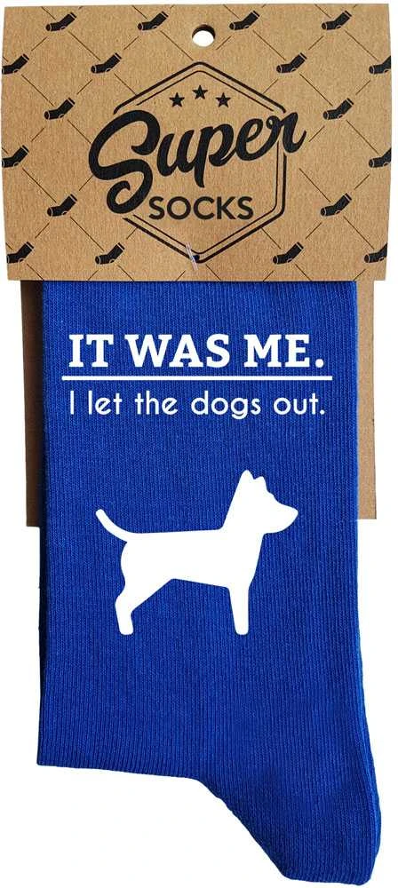 Kojinės "I let the dogs out"