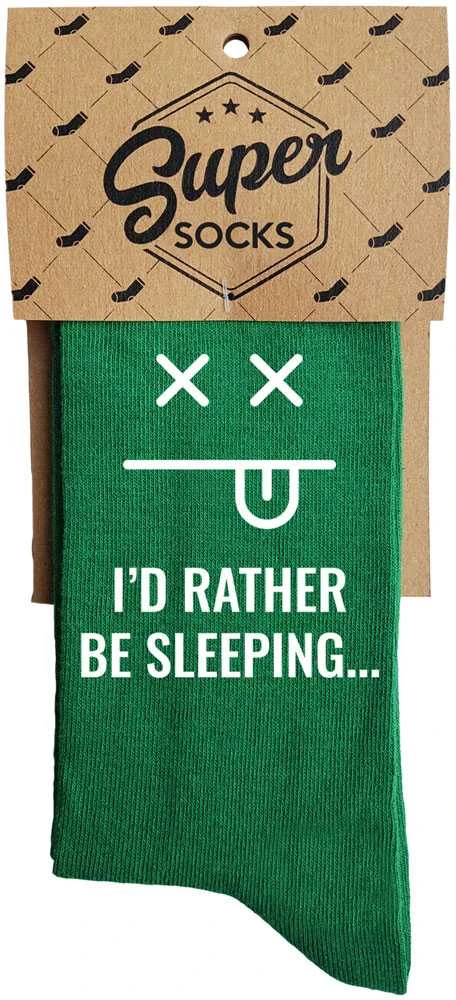 Kojinės "I'd rather be sleeping"