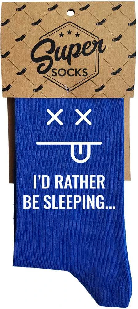 Kojinės "I'd rather be sleeping"