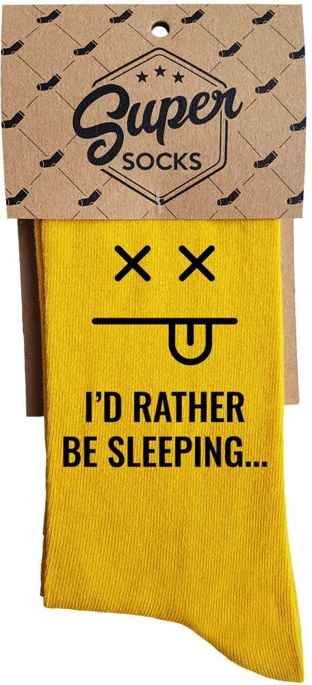 Kojinės "I'd rather be sleeping"