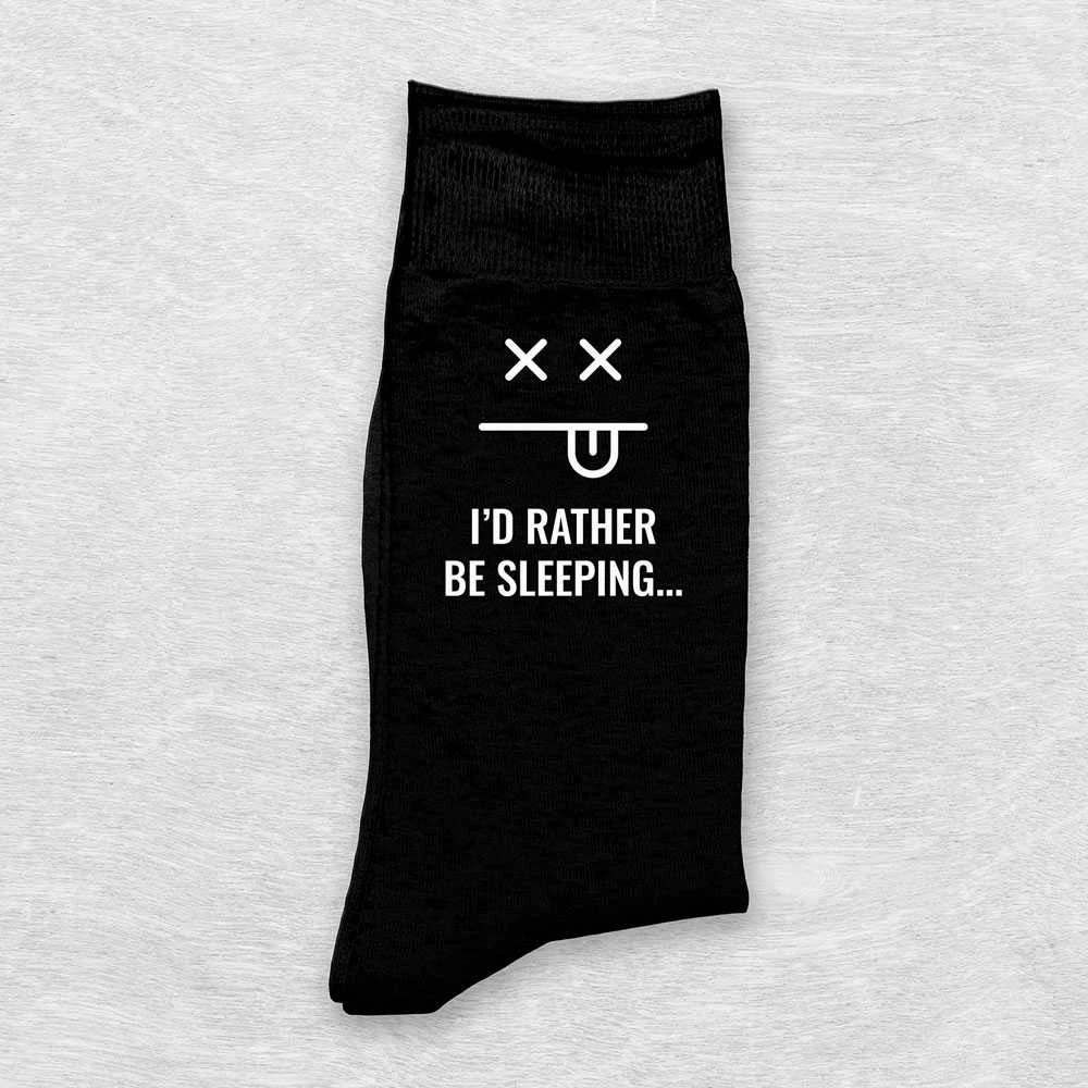 Kojinės "I'd rather be sleeping"