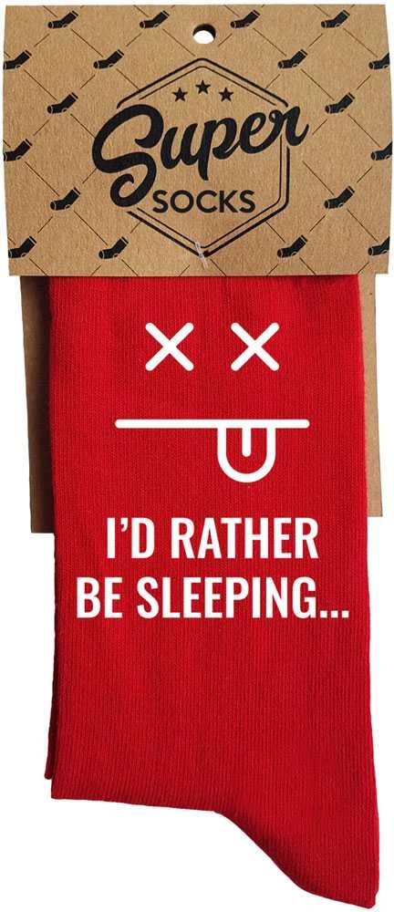 Kojinės "I'd rather be sleeping"