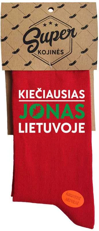 Kojinės "Kiečiausias Jonas Lietuvoje"