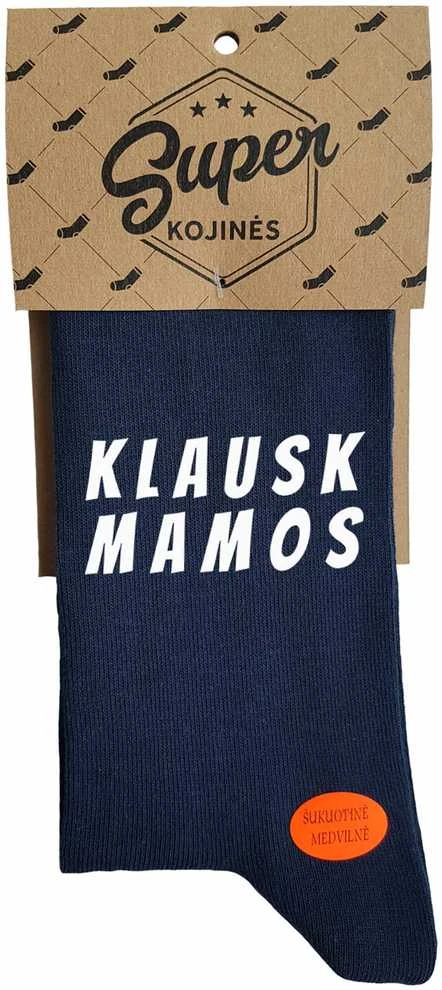 Kojinės "Klausk mamos"
