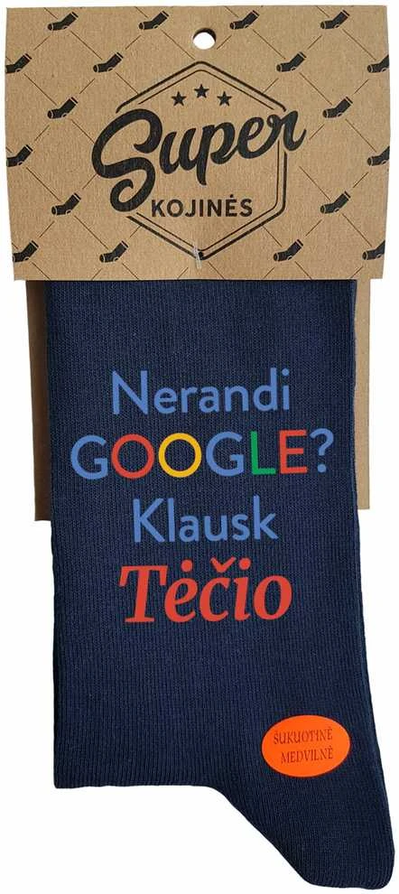 Kojinės "Klausk tėčio"