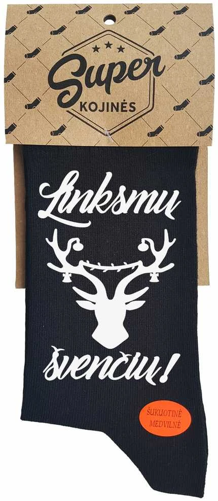 Kojinės "Linksmų švenčių!"