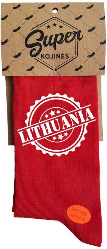 Kojinės "Lithuania stamp"