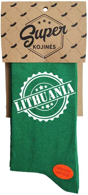 Kojinės "Lithuania stamp"