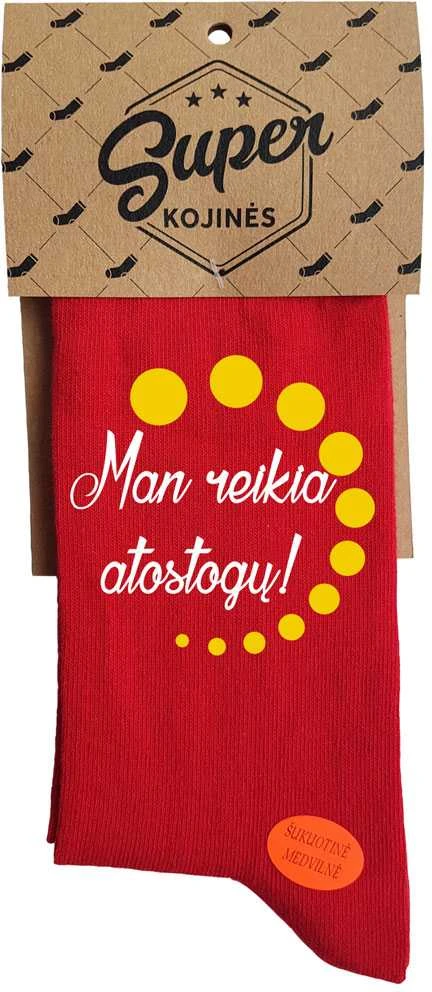 Kojinės "Man reikia atostogų!"