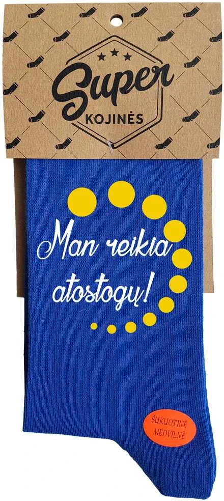 Kojinės "Man reikia atostogų!"