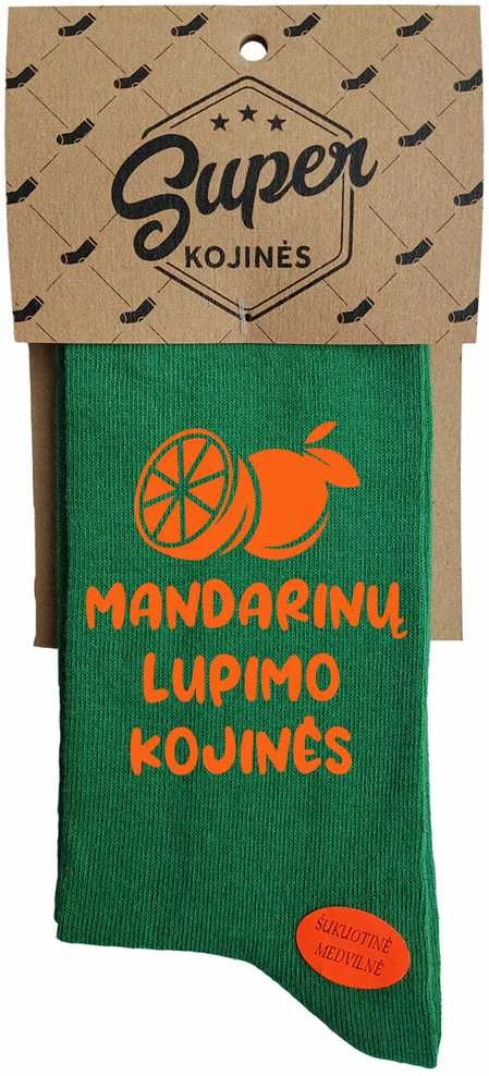 Kojinės "Mandarinų lupimo kojinės"