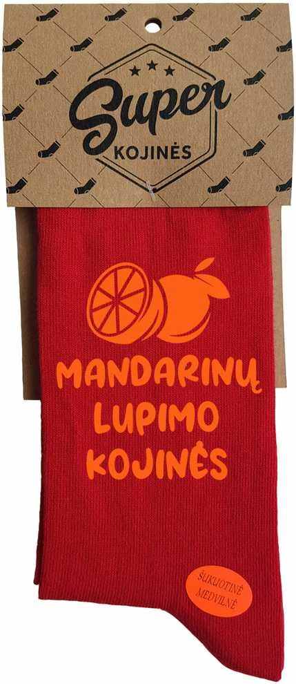 Kojinės "Mandarinų lupimo kojinės"