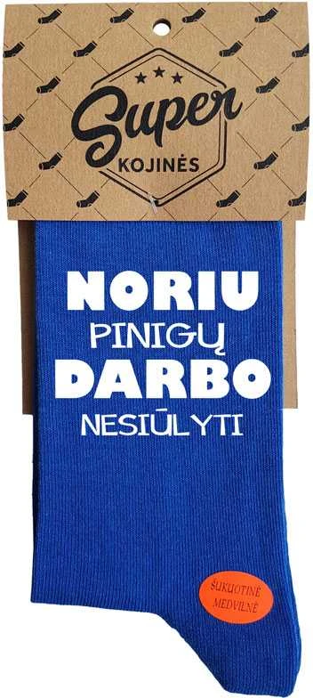 Kojinės "Noriu darbo"