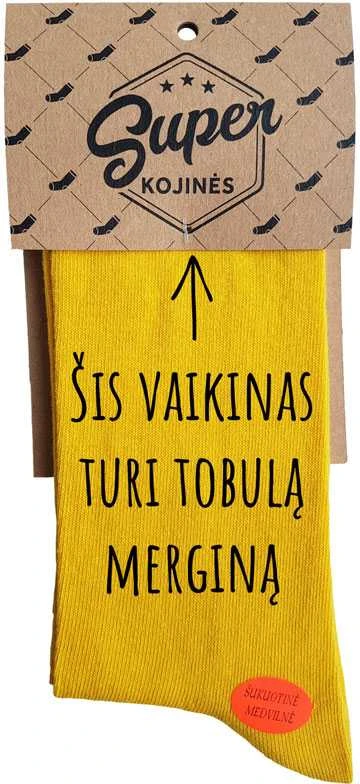 Kojinės "Šis vaikinas turi tobulą merginą"