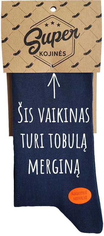 Kojinės "Šis vaikinas turi tobulą merginą"