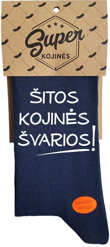 Kojinės "Šitos kojinės švarios!"