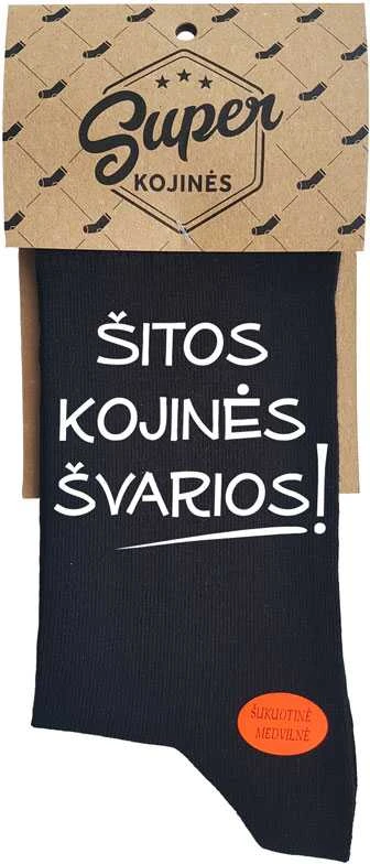 Kojinės "Šitos kojinės švarios!"