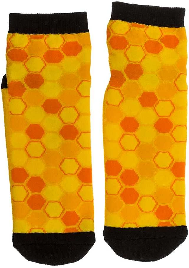 Kojinės su neslystančiu padu "Bee happy"