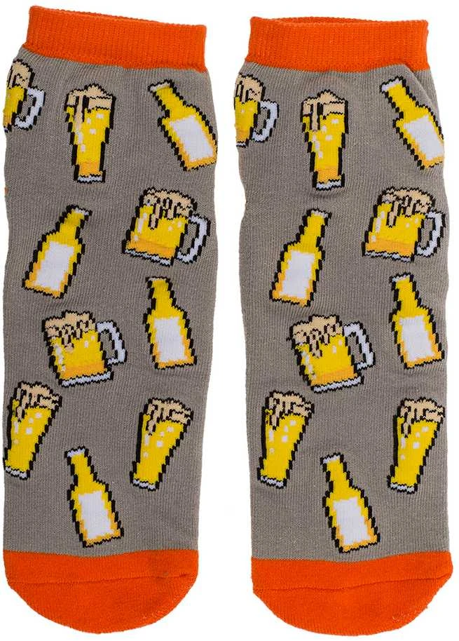 Kojinės su neslystančiu padu "Bring beer"