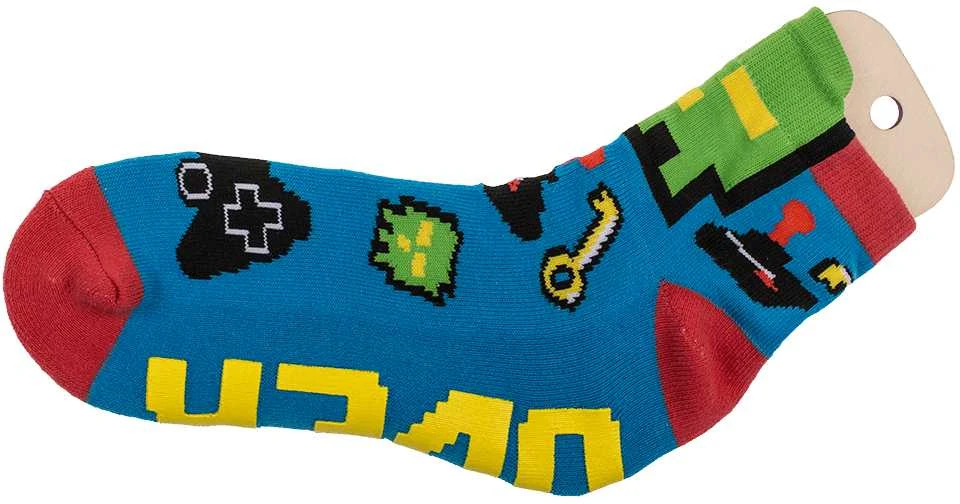 Kojinės su neslystančiu padu "Game over"