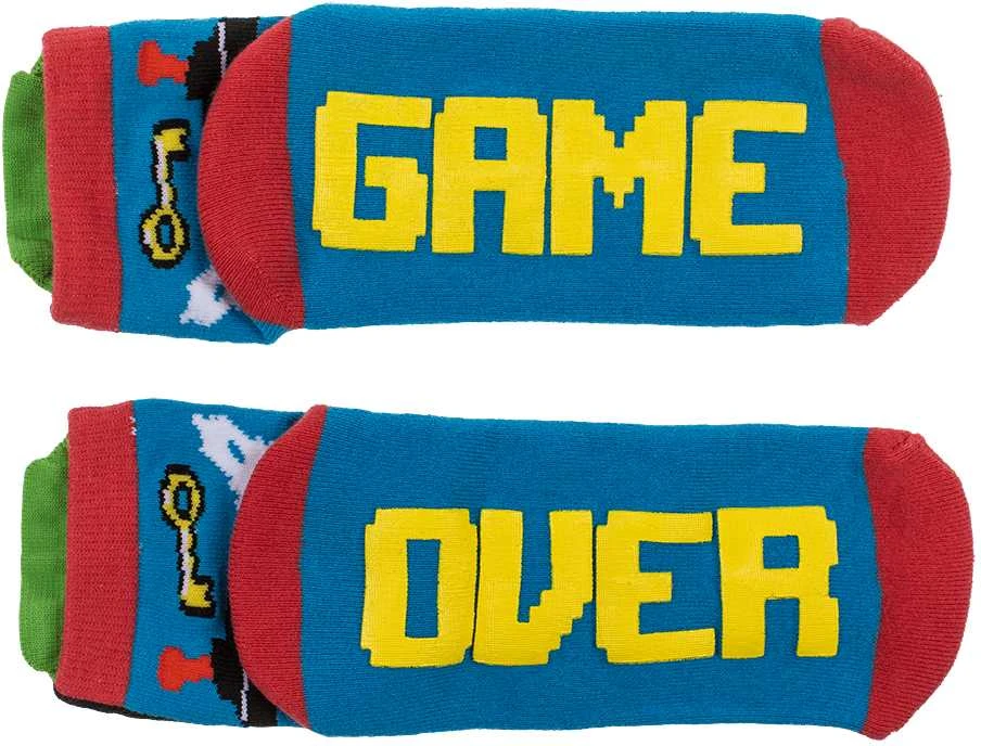 Kojinės su neslystančiu padu "Game over"