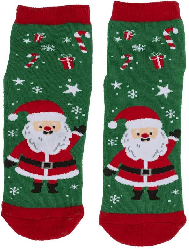 Kojinės su neslystančiu padu "Merry XMas"