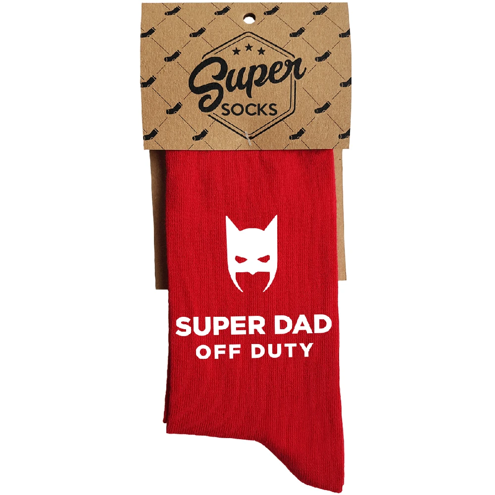 Kojinės "Super dad off duty"