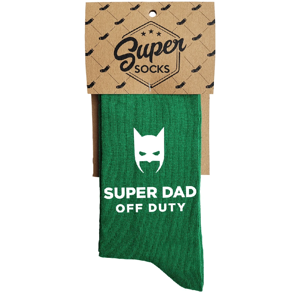 Kojinės "Super dad off duty"