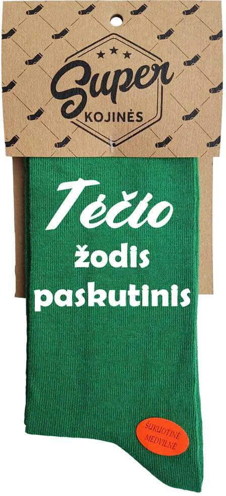 Kojinės "Tėčio žodis paskutinis"