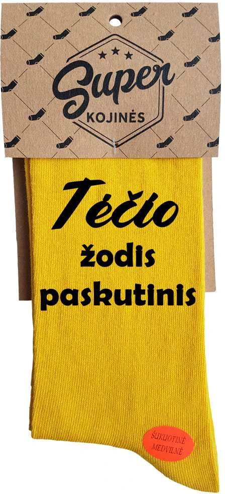 Kojinės "Tėčio žodis paskutinis"
