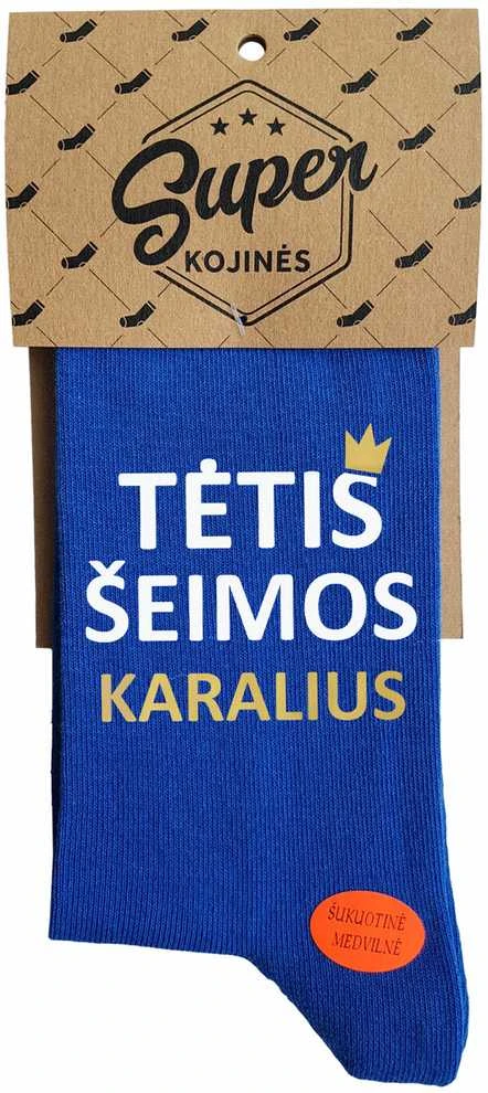 Kojinės "Tėtis šeimos karalius"