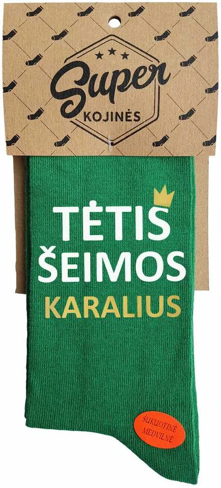 Kojinės "Tėtis šeimos karalius"