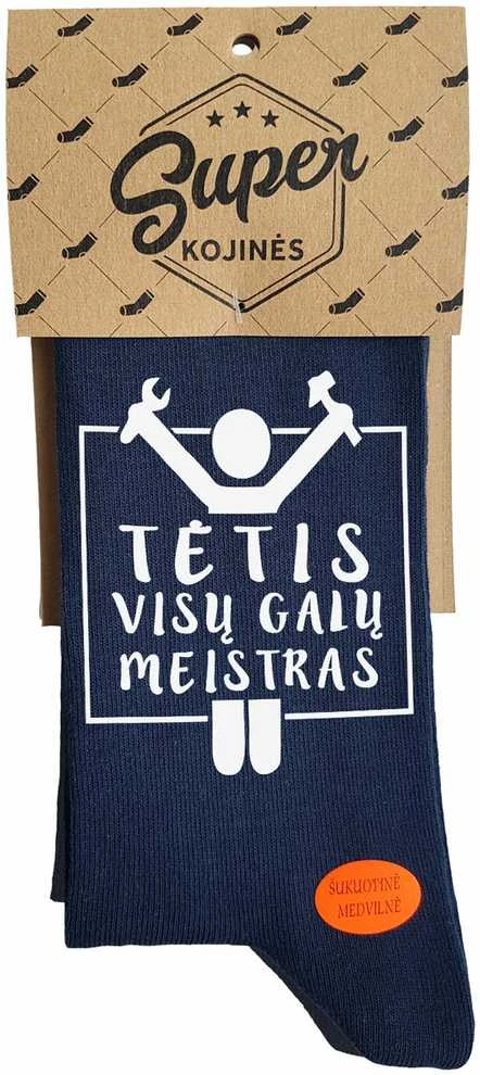 Kojinės "Tėtis - visų galų meistras"