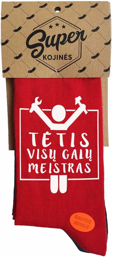 Kojinės "Tėtis - visų galų meistras"