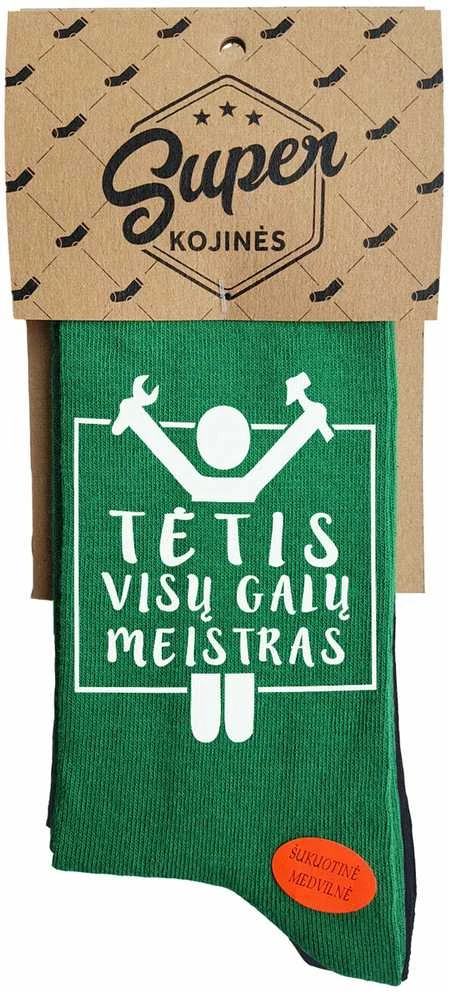 Kojinės "Tėtis - visų galų meistras"