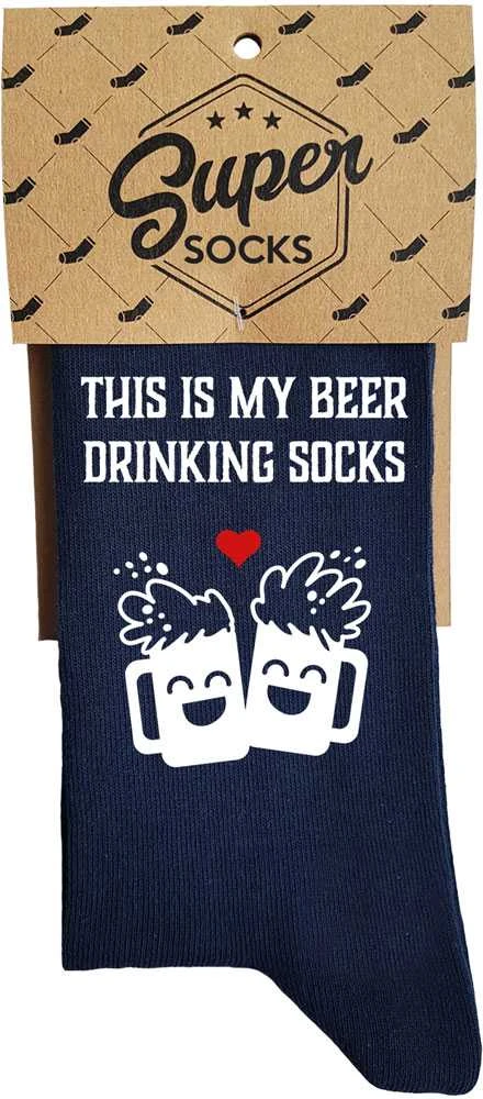 Kojinės "This is my beer drinking socks"